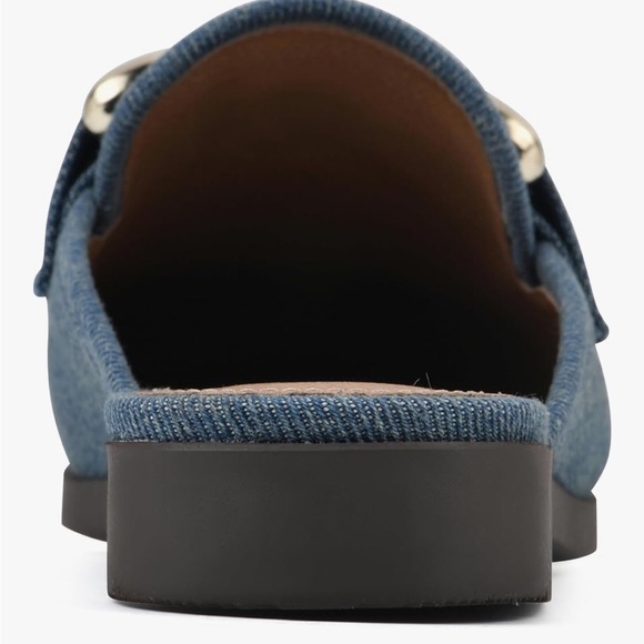 White Mountain Stylish Vintage Blue Castor Mule for Women Size 6 - Picture 2 of 10